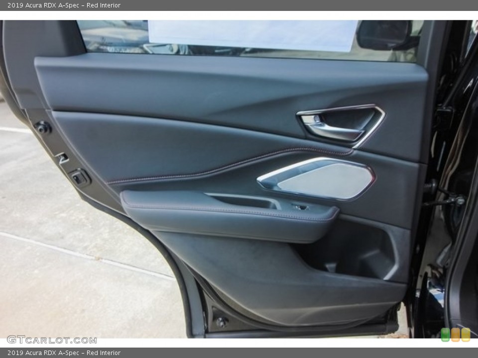 Red Interior Door Panel for the 2019 Acura RDX A-Spec #129267756