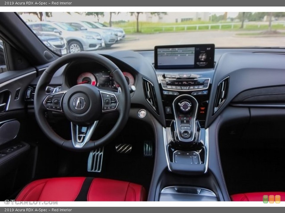 Red Interior Dashboard for the 2019 Acura RDX A-Spec #129267882