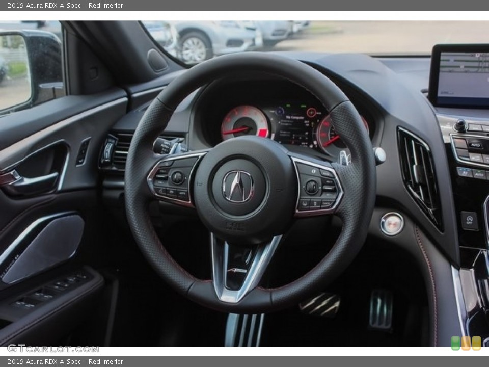 Red Interior Steering Wheel for the 2019 Acura RDX A-Spec #129267903