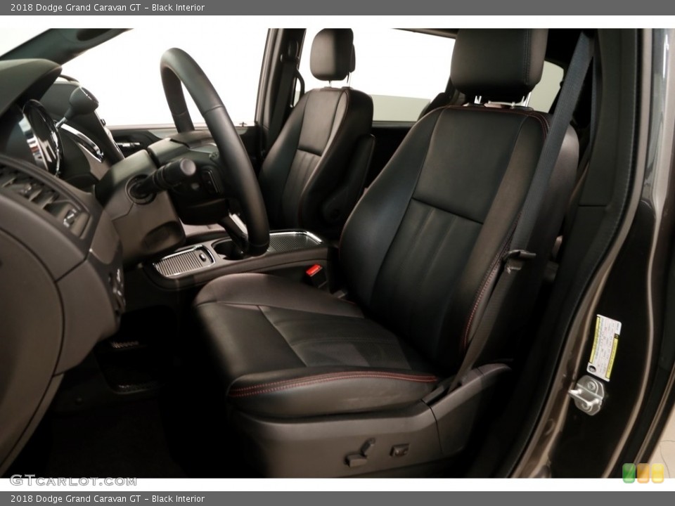 Black Interior Front Seat for the 2018 Dodge Grand Caravan GT #129270720