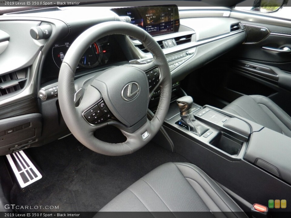 Black Interior Photo for the 2019 Lexus ES 350 F Sport #129274533