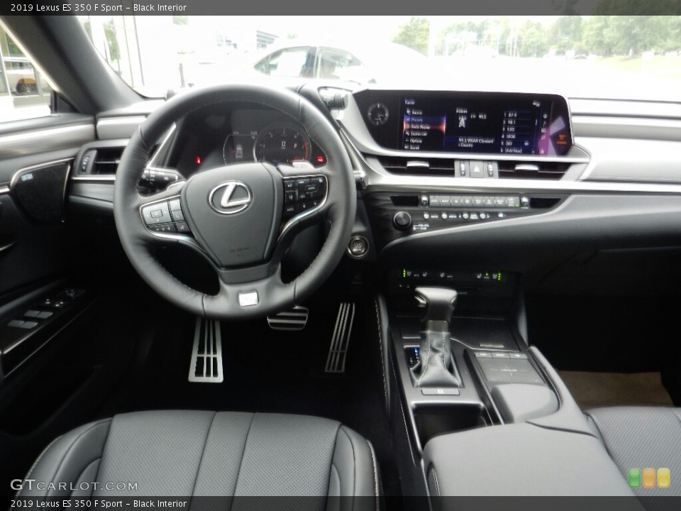 Black Interior Dashboard for the 2019 Lexus ES 350 F Sport #129274590