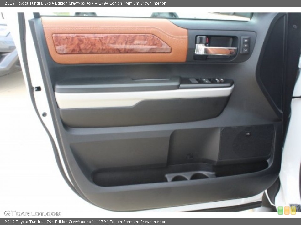 1794 Edition Premium Brown Interior Door Panel for the 2019 Toyota Tundra 1794 Edition CrewMax 4x4 #129277197