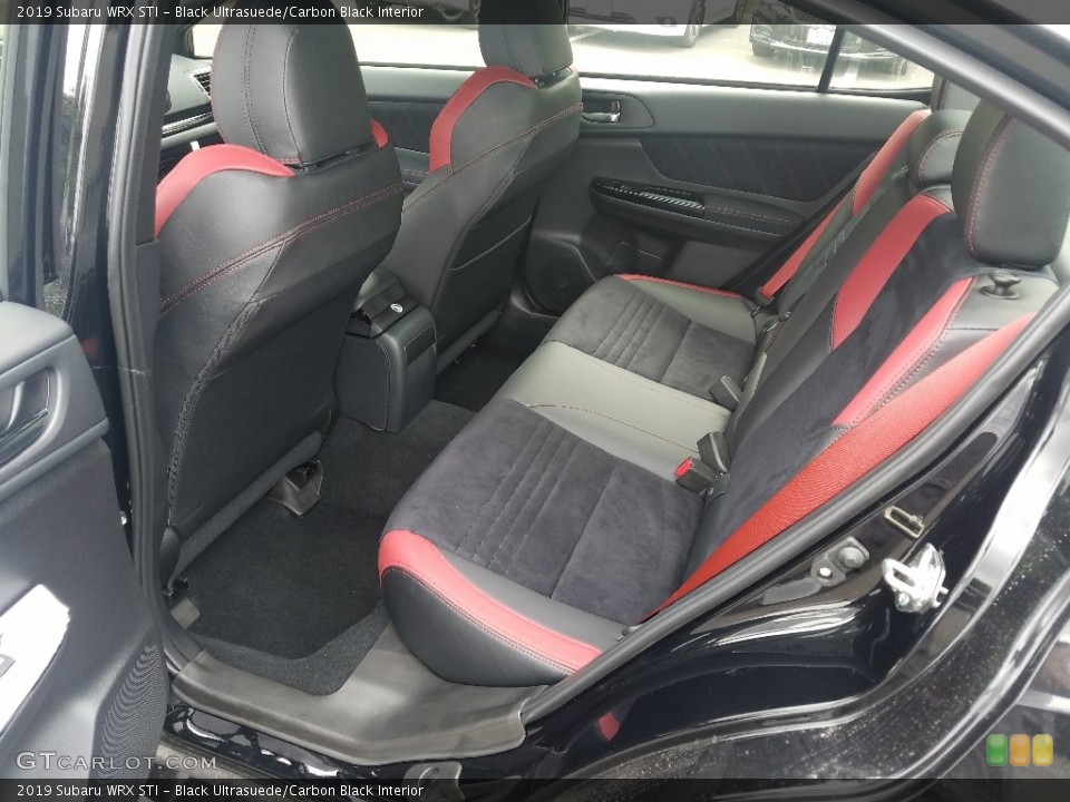 Black Ultrasuede/Carbon Black Interior Rear Seat for the 2019 Subaru WRX STI #129278244