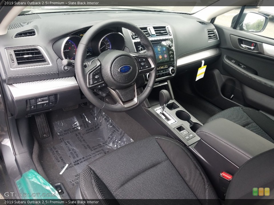 Slate Black Interior Photo for the 2019 Subaru Outback 2.5i Premium #129278556