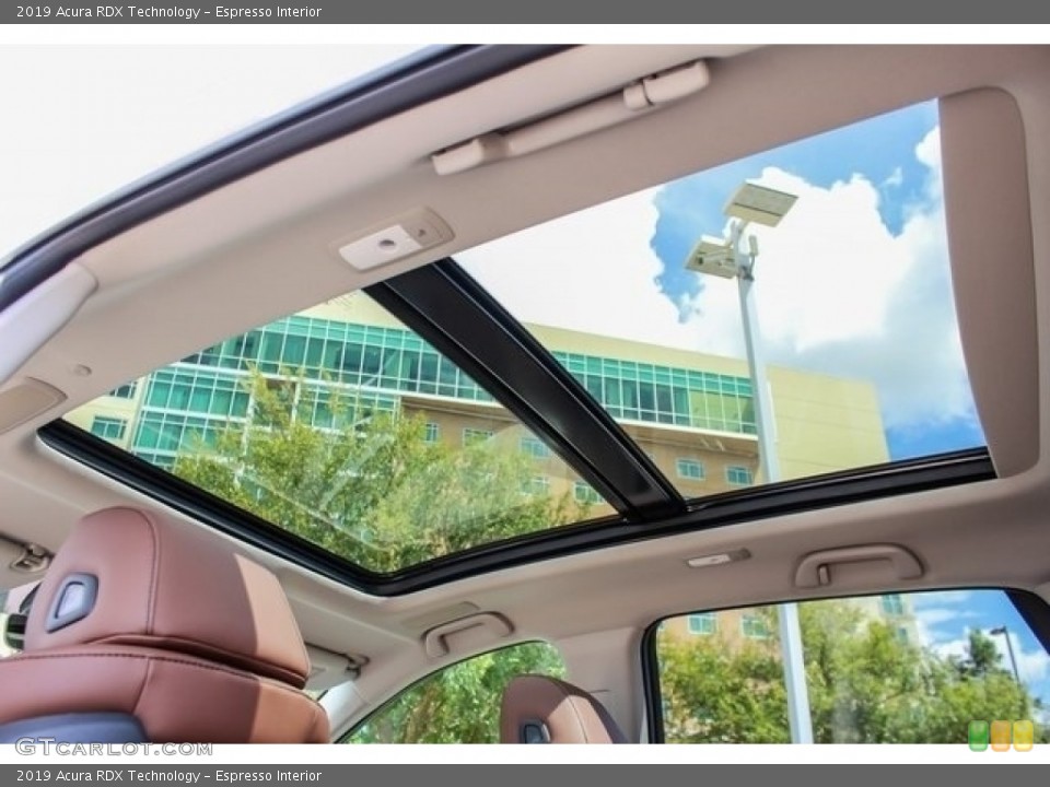 Espresso Interior Sunroof for the 2019 Acura RDX Technology #129290971