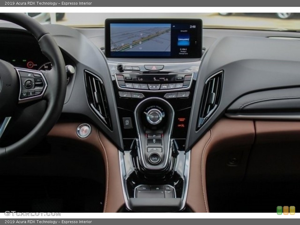Espresso Interior Controls for the 2019 Acura RDX Technology #129291193