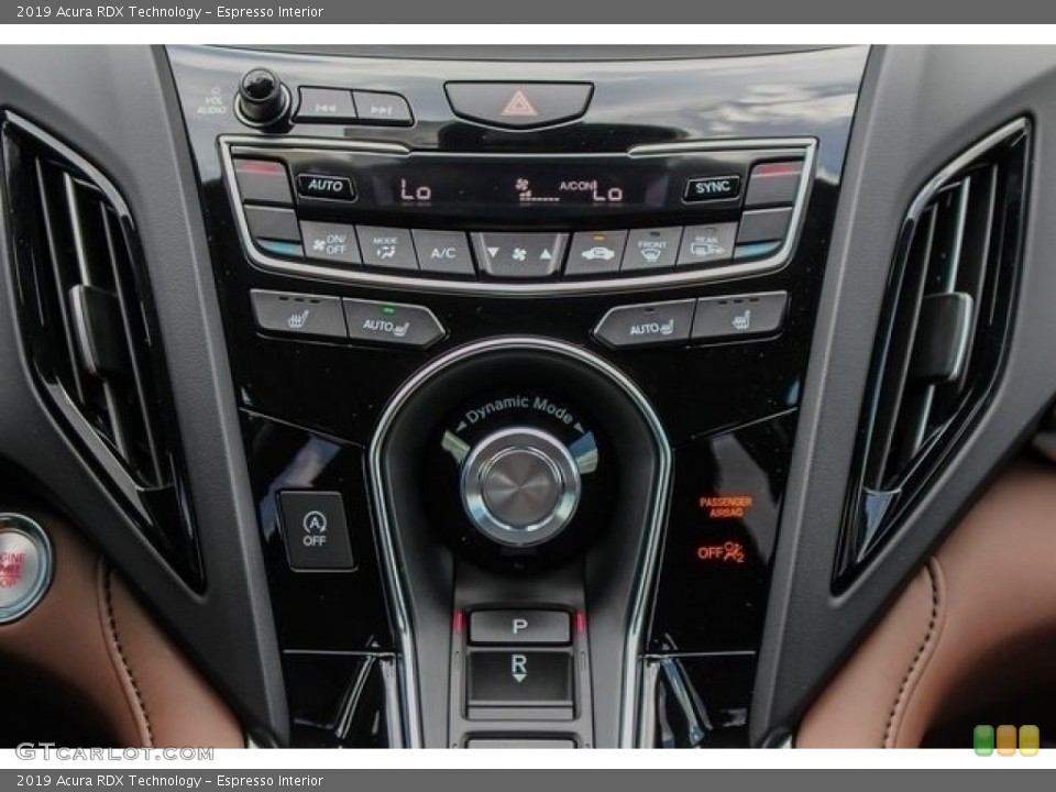 Espresso Interior Controls for the 2019 Acura RDX Technology #129291235