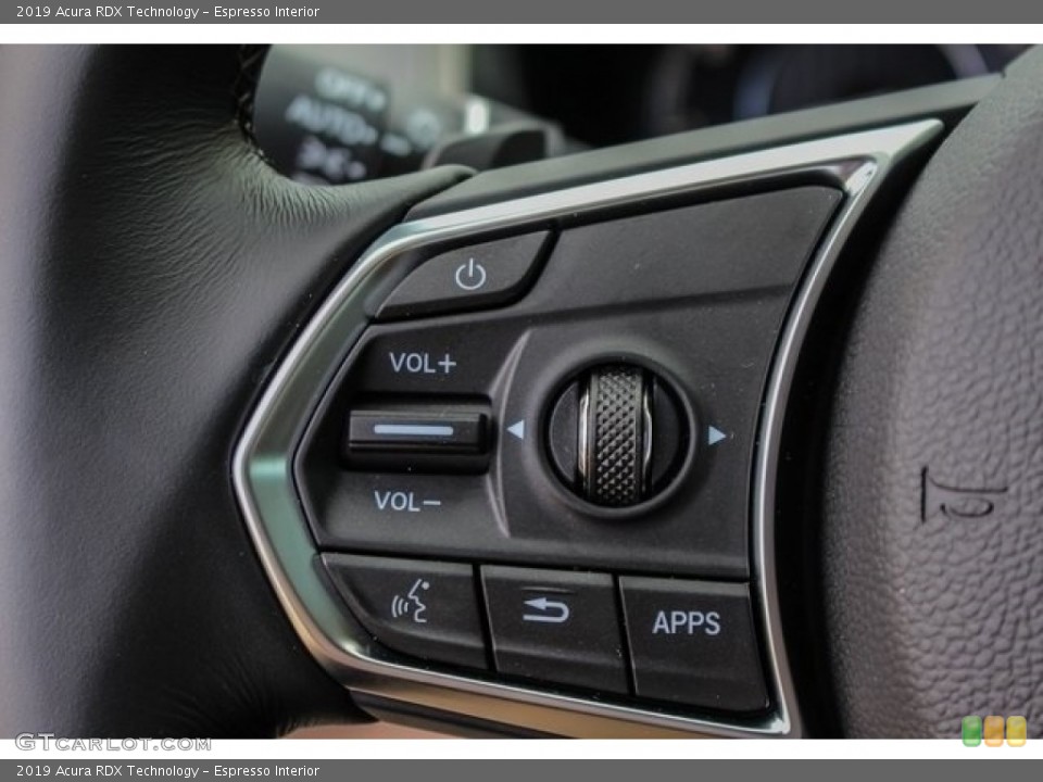 Espresso Interior Steering Wheel for the 2019 Acura RDX Technology #129291308