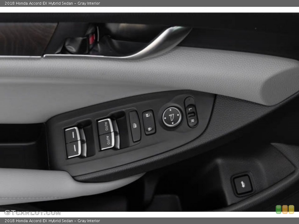 Gray Interior Controls for the 2018 Honda Accord EX Hybrid Sedan #129292570