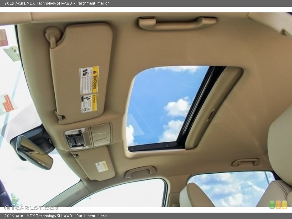 Parchment Interior Sunroof for the 2019 Acura MDX Technology SH-AWD #129292837