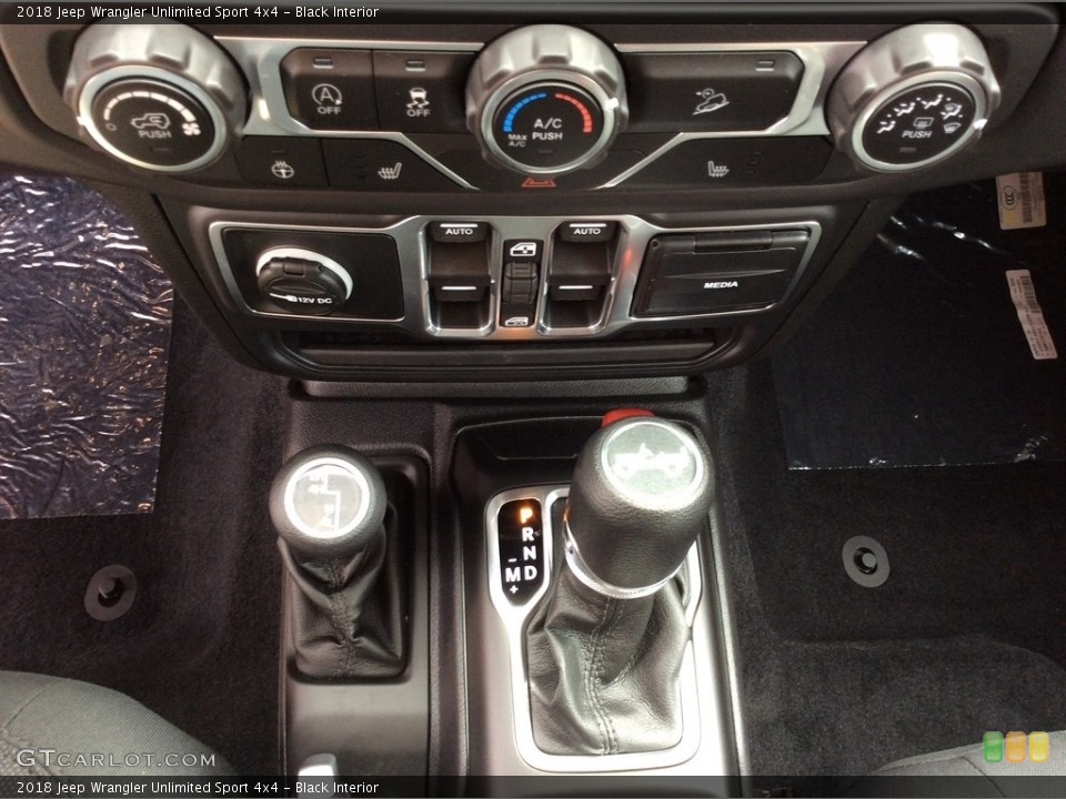 Black Interior Transmission for the 2018 Jeep Wrangler Unlimited Sport 4x4 #129298047