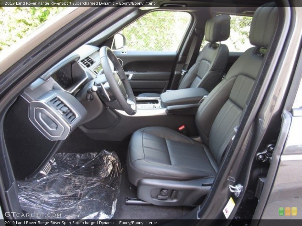 Ebony/Ebony Interior Photo for the 2019 Land Rover Range Rover Sport Supercharged Dynamic #129298272