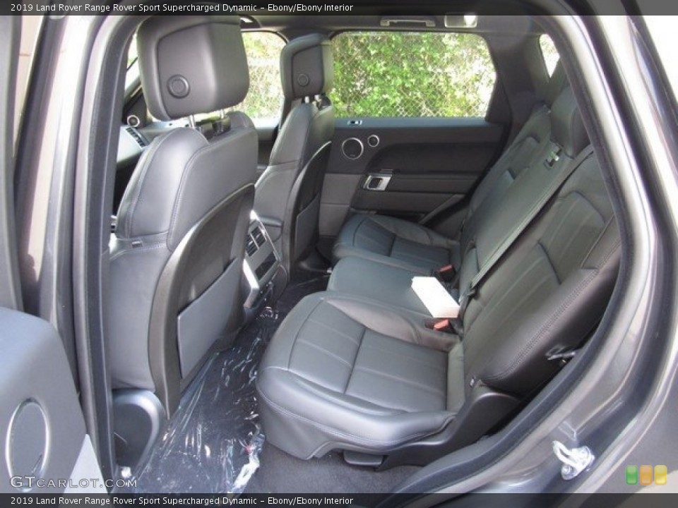 Ebony/Ebony Interior Rear Seat for the 2019 Land Rover Range Rover Sport Supercharged Dynamic #129298503
