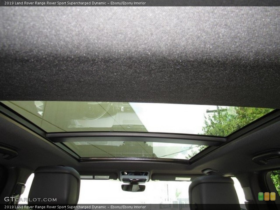 Ebony/Ebony Interior Sunroof for the 2019 Land Rover Range Rover Sport Supercharged Dynamic #129298608