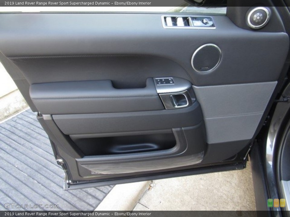 Ebony/Ebony Interior Door Panel for the 2019 Land Rover Range Rover Sport Supercharged Dynamic #129298725