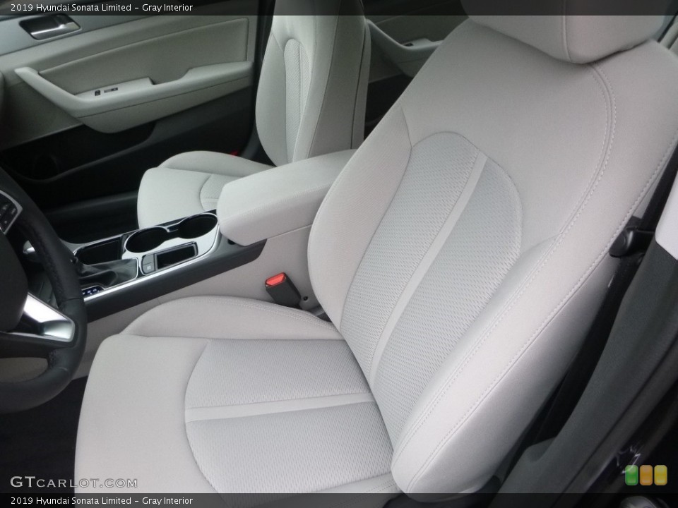 Gray Interior Front Seat for the 2019 Hyundai Sonata Limited #129306159