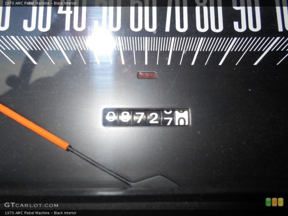 Black Interior Gauges for the 1970 AMC Rebel Machine #129310617