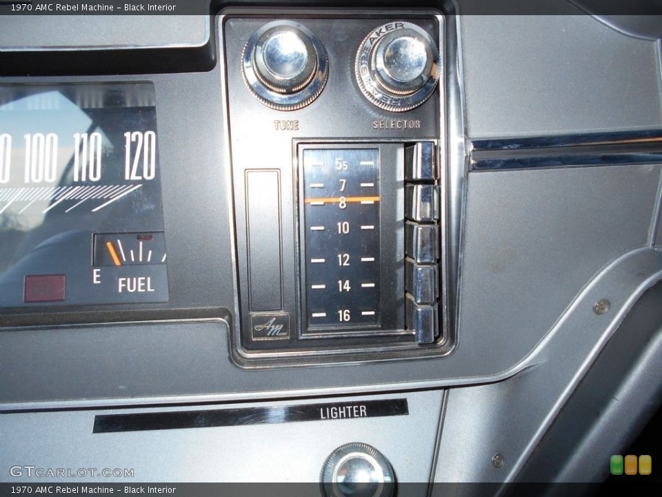Black Interior Audio System for the 1970 AMC Rebel Machine #129310632