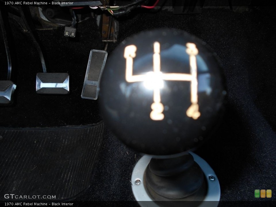 Black Interior Transmission for the 1970 AMC Rebel Machine #129310635