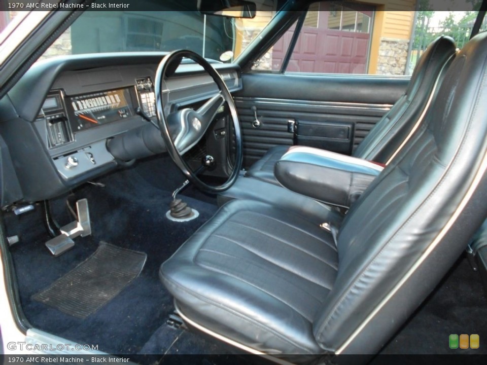 Black Interior Photo for the 1970 AMC Rebel Machine #129310653