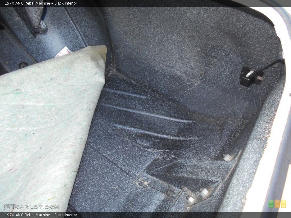 Black Interior Trunk for the 1970 AMC Rebel Machine #129310812