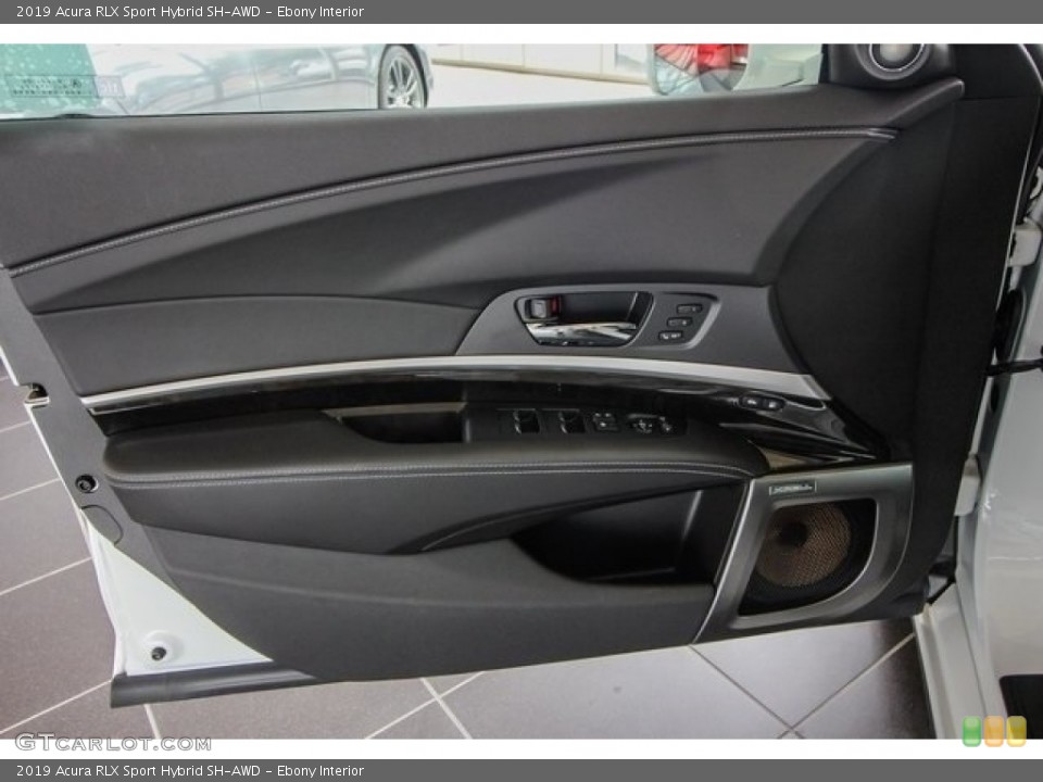Ebony Interior Door Panel for the 2019 Acura RLX Sport Hybrid SH-AWD #129310935