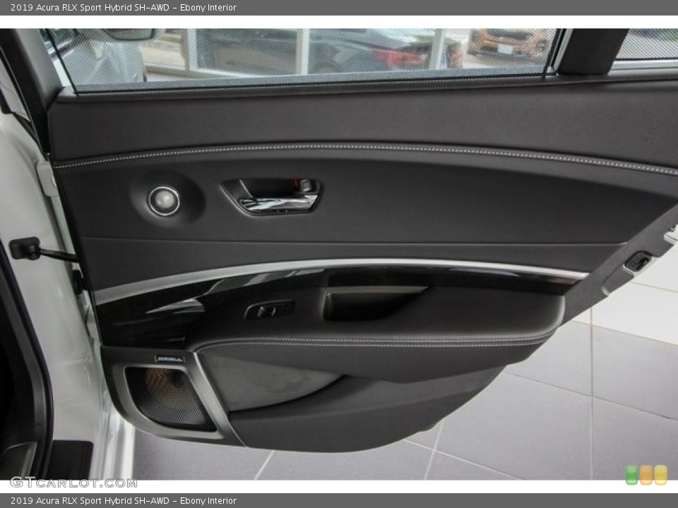 Ebony Interior Door Panel for the 2019 Acura RLX Sport Hybrid SH-AWD #129310950
