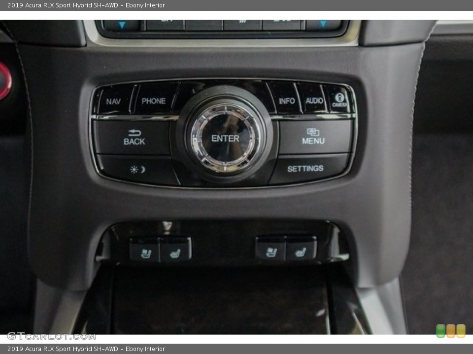 Ebony Interior Controls for the 2019 Acura RLX Sport Hybrid SH-AWD #129310977