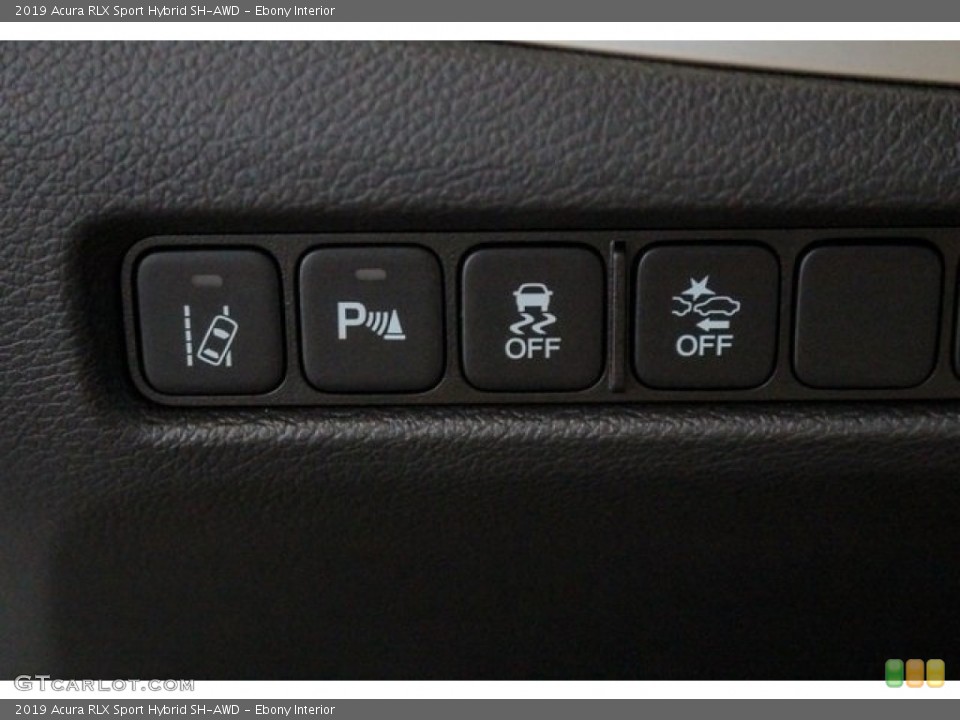 Ebony Interior Controls for the 2019 Acura RLX Sport Hybrid SH-AWD #129310995