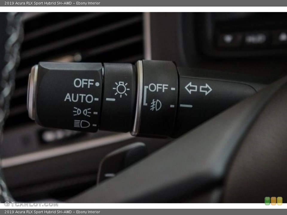 Ebony Interior Controls for the 2019 Acura RLX Sport Hybrid SH-AWD #129310998