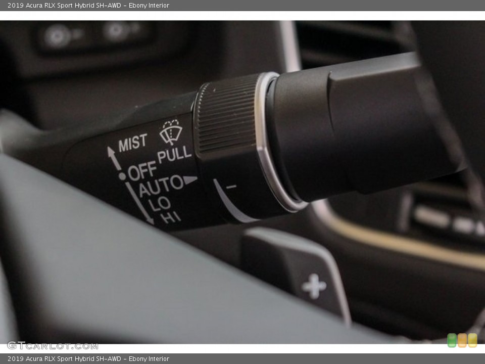 Ebony Interior Controls for the 2019 Acura RLX Sport Hybrid SH-AWD #129311001