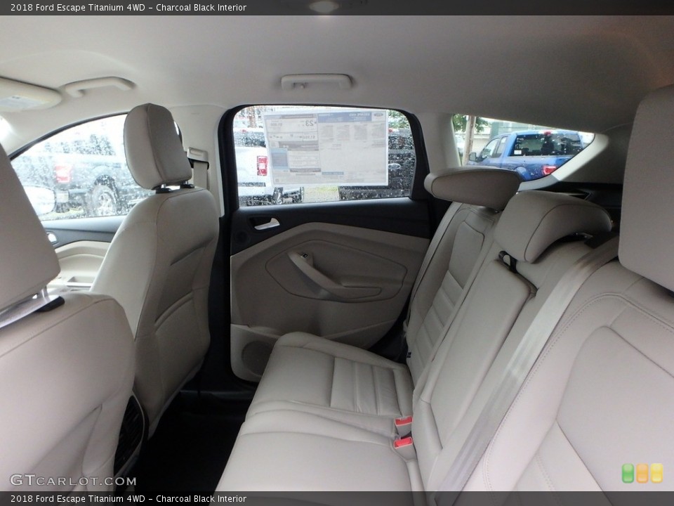 Charcoal Black Interior Rear Seat for the 2018 Ford Escape Titanium 4WD #129315945
