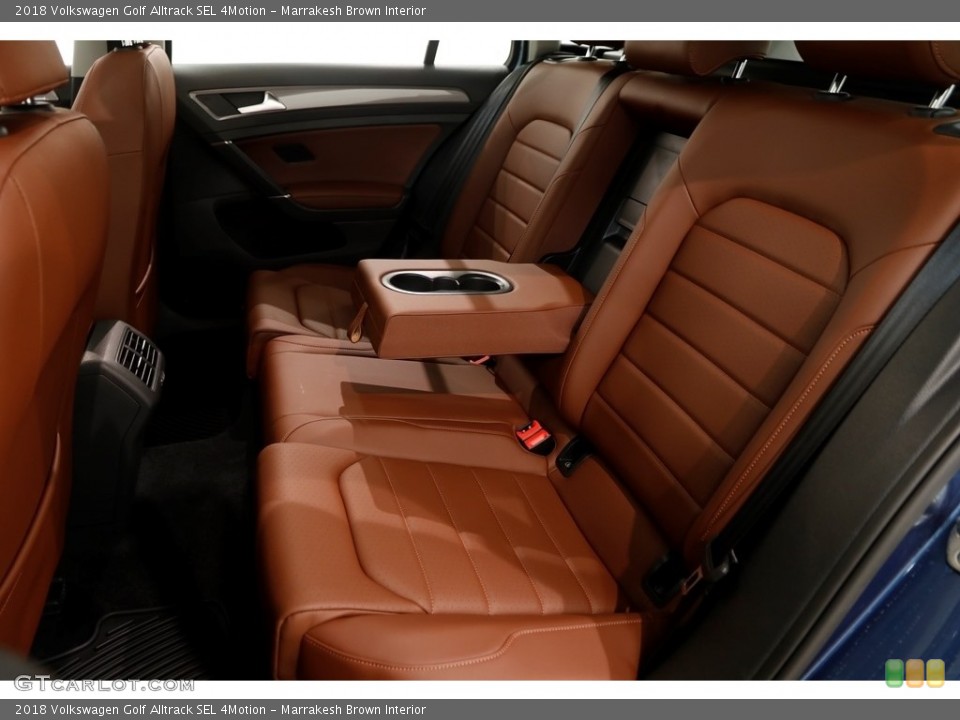 Marrakesh Brown Interior Rear Seat for the 2018 Volkswagen Golf Alltrack SEL 4Motion #129320084