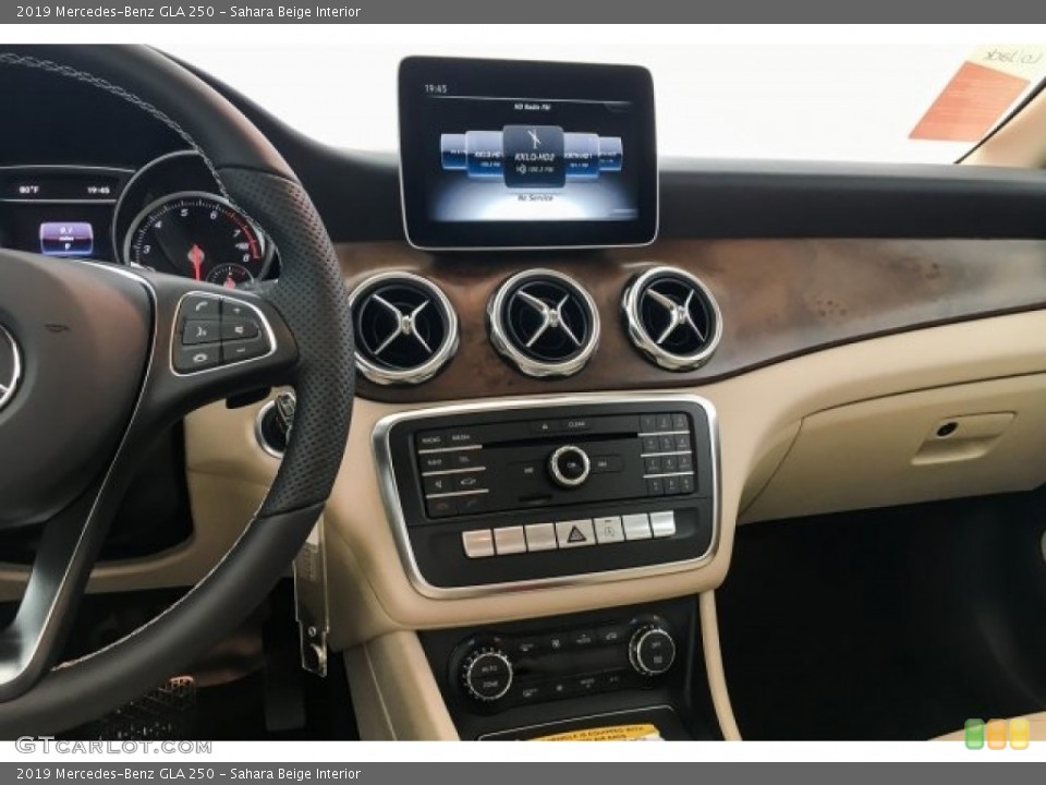 Sahara Beige Interior Controls for the 2019 Mercedes-Benz GLA 250 #129323570