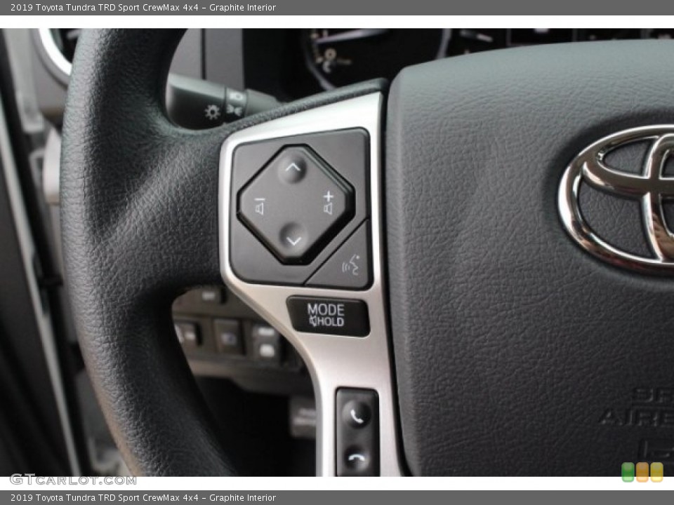 Graphite Interior Steering Wheel for the 2019 Toyota Tundra TRD Sport CrewMax 4x4 #129326108