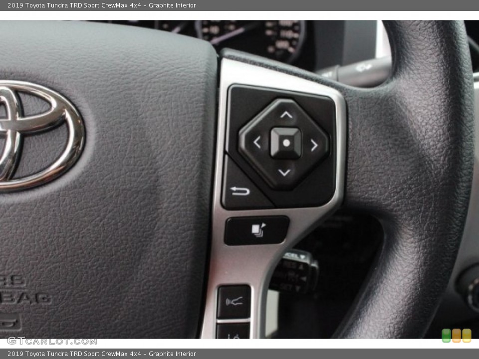 Graphite Interior Steering Wheel for the 2019 Toyota Tundra TRD Sport CrewMax 4x4 #129326129
