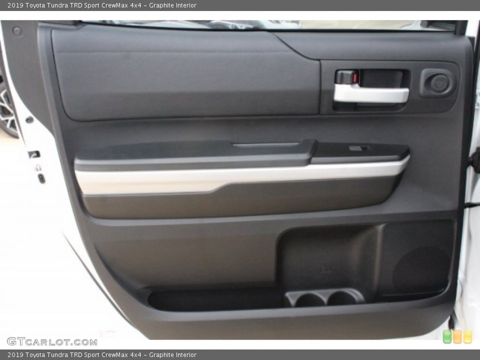 Graphite Interior Door Panel for the 2019 Toyota Tundra TRD Sport CrewMax 4x4 #129326171