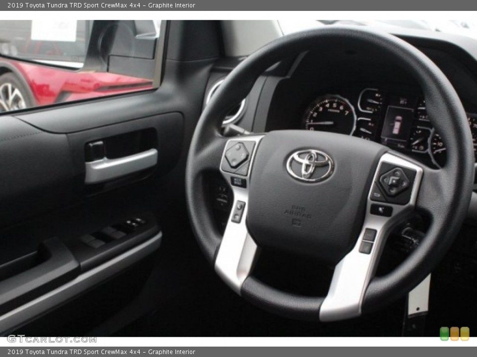 Graphite Interior Steering Wheel for the 2019 Toyota Tundra TRD Sport CrewMax 4x4 #129326225