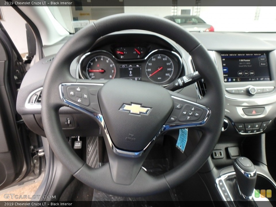 Black Interior Steering Wheel for the 2019 Chevrolet Cruze LT #129328689