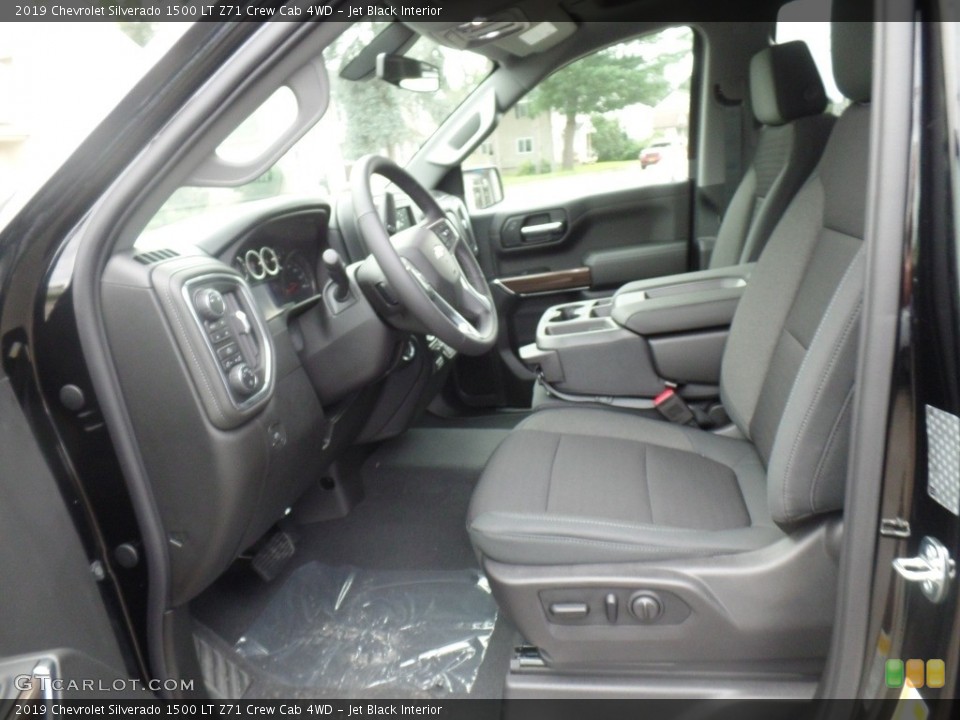 Jet Black Interior Photo for the 2019 Chevrolet Silverado 1500 LT Z71 Crew Cab 4WD #129337630