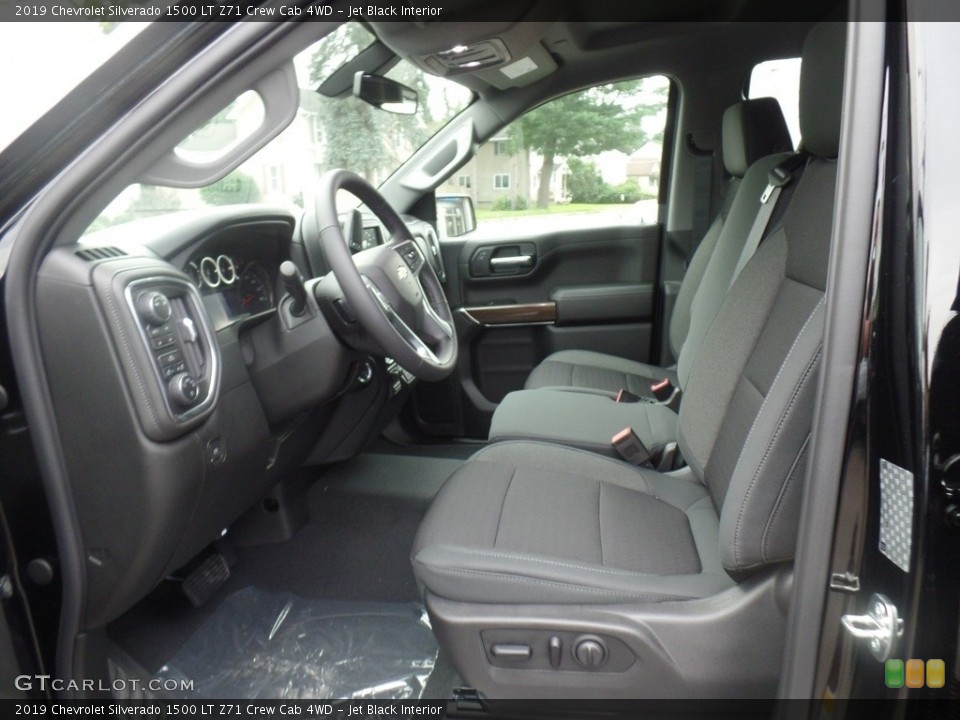 Jet Black Interior Front Seat for the 2019 Chevrolet Silverado 1500 LT Z71 Crew Cab 4WD #129337684
