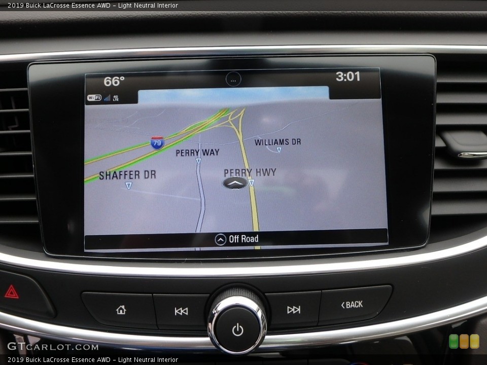 Light Neutral Interior Navigation for the 2019 Buick LaCrosse Essence AWD #129341449