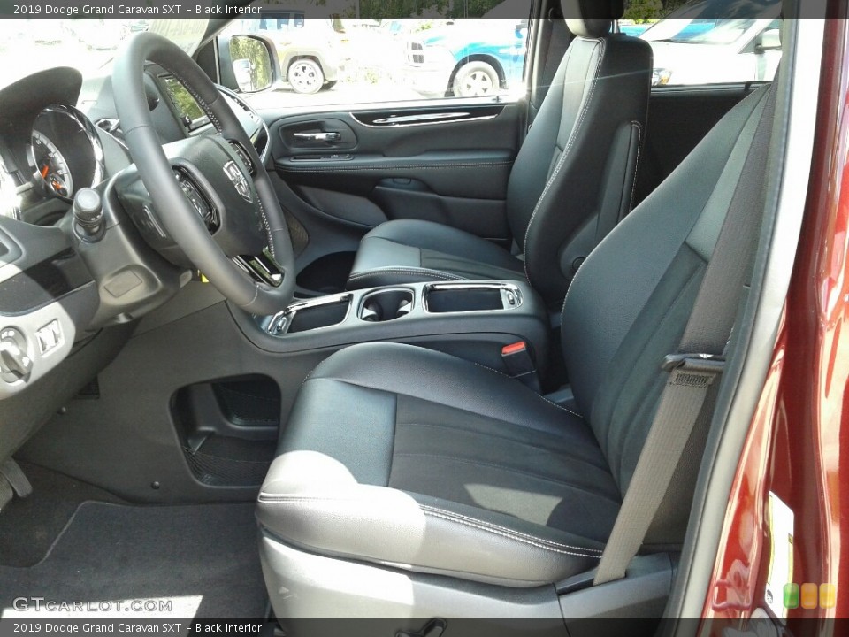 Black Interior Front Seat for the 2019 Dodge Grand Caravan SXT #129347425