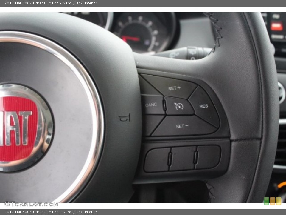 Nero (Black) Interior Steering Wheel for the 2017 Fiat 500X Urbana Edition #129367784