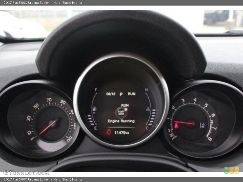 Nero (Black) Interior Gauges for the 2017 Fiat 500X Urbana Edition #129367802
