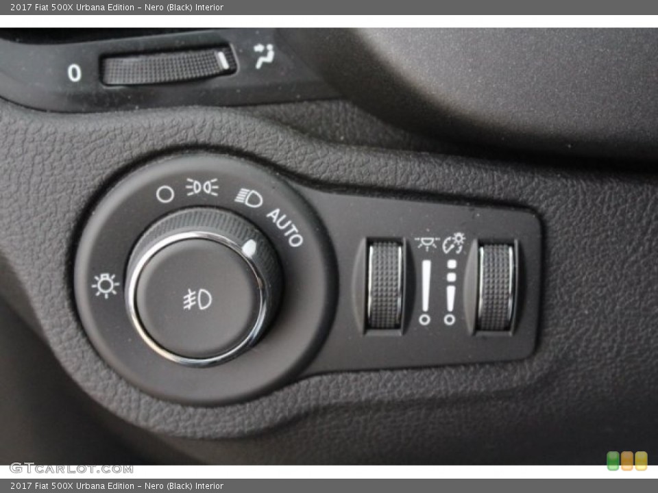 Nero (Black) Interior Controls for the 2017 Fiat 500X Urbana Edition #129367837