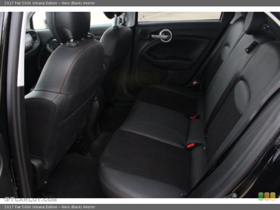 Nero (Black) Interior Rear Seat for the 2017 Fiat 500X Urbana Edition #129367867
