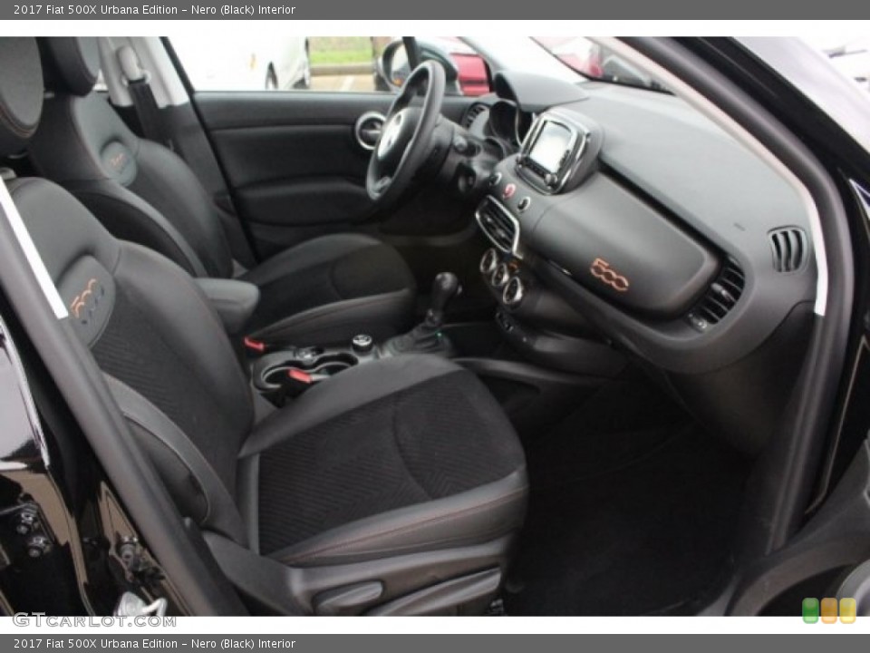Nero (Black) Interior Photo for the 2017 Fiat 500X Urbana Edition #129368009