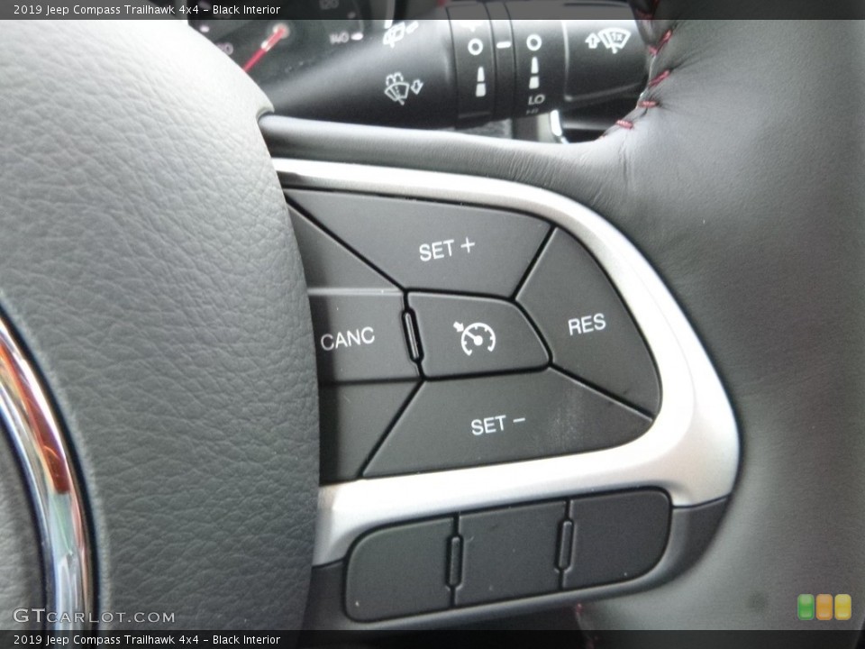 Black Interior Controls for the 2019 Jeep Compass Trailhawk 4x4 #129377150
